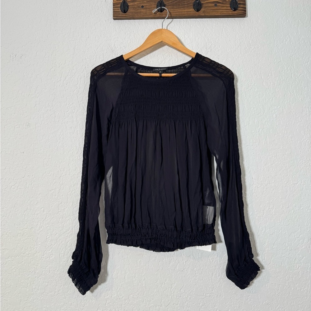 RAG & BONE Celeste Ruffle Blouse - Picture 3 of 7